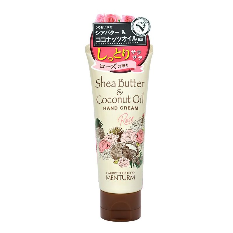 [75g] Kem Dưỡng Da Tay Chiết Xuất Tinh Dầu Dừa Và Bơ Hạt Mỡ OMI Shea Butter Coconut Oil Hand Cream #Rose