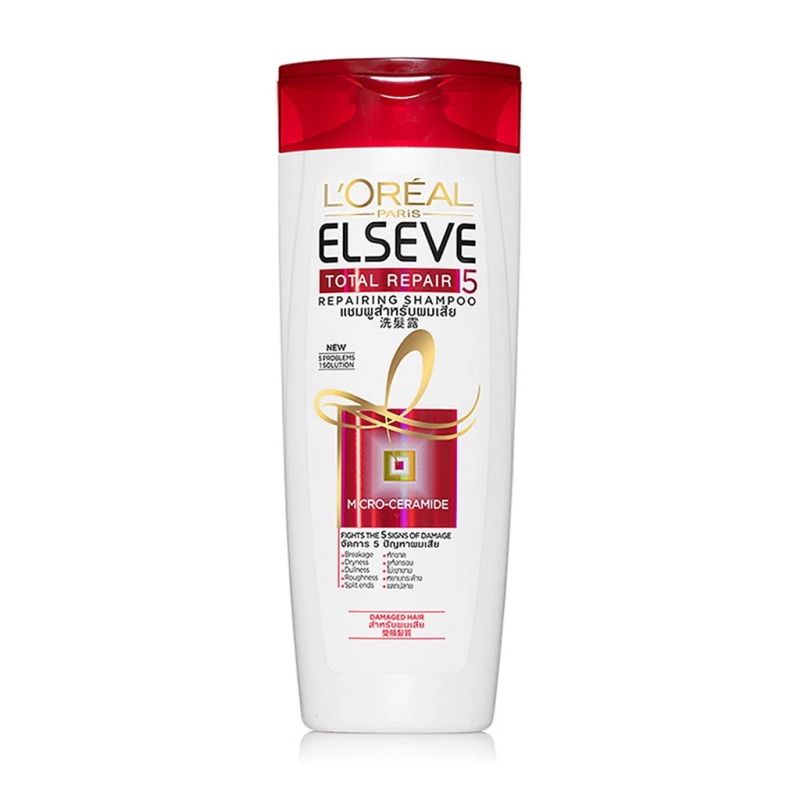 Dầu Gội Phục Hồi Tóc Hư Tổn L'Oreal Elseve Total Repair 5 Shampoo