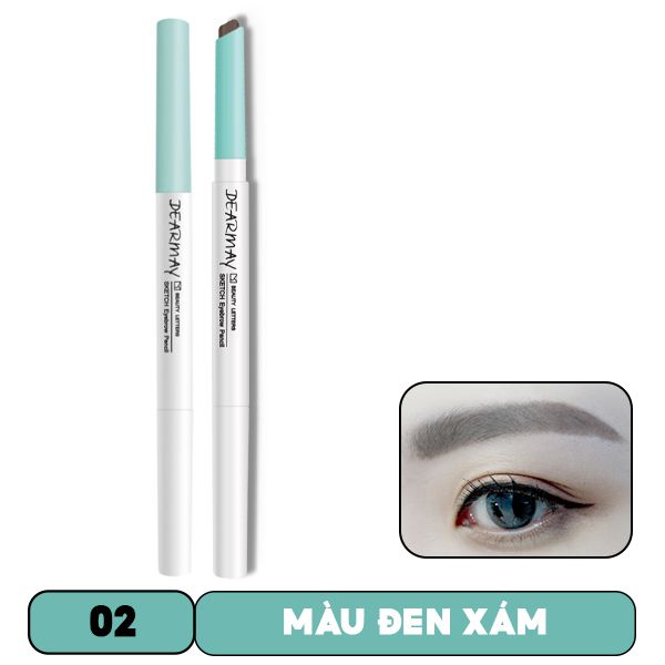 [Màu 1-5] Chì Kẻ Mày Dearmay Sketch Eyebrow Pencil 0.3g