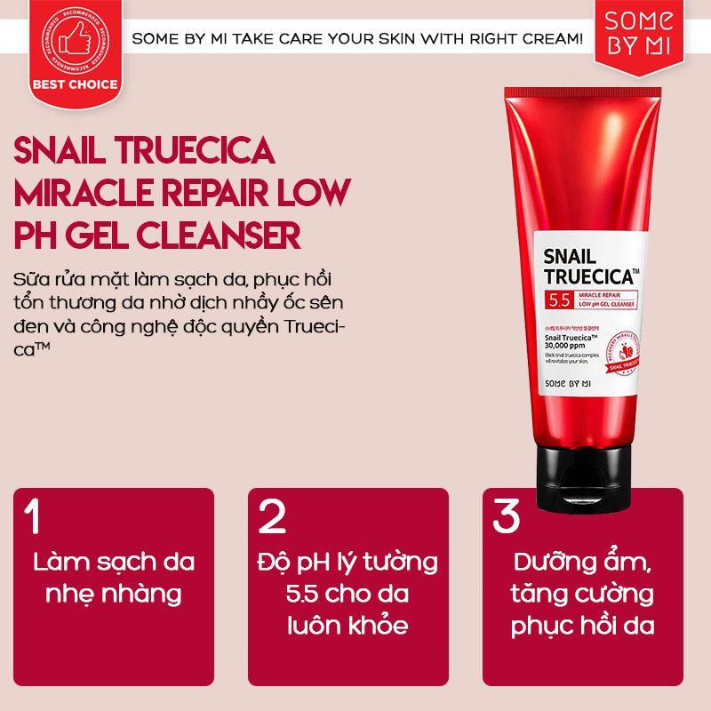 [4 Items] Bộ Dưỡng Phục Hồi, Tái Tạo Da Ốc Sên Some By Mi Snail Truecica Miracle Repair Starter Kit