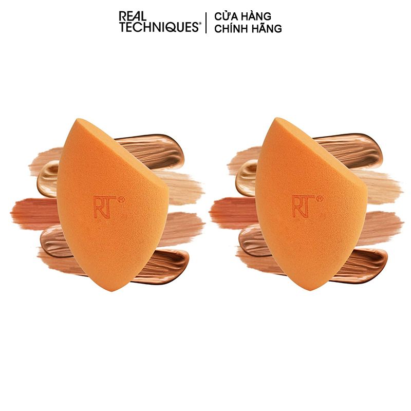 Set 2 Bông Mút Trang Điểm Nền Real Techniques 2 Pack Miracle Complexion Sponges