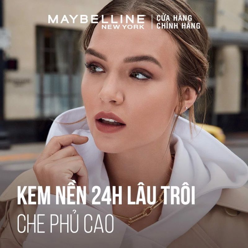 Kem Nền Che Phủ Hoàn Hảo, Bền Màu Lâu Trôi Maybelline Super Stay 30H Active Wear Foundation 30ml