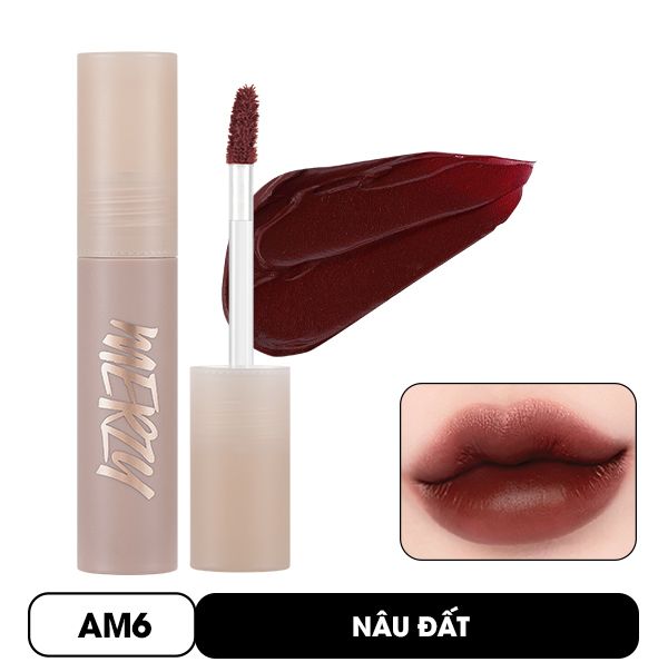 [Academia Collection] Son Kem Siêu Lì, Lâu Trôi, Lên Màu Chuẩn Merzy Academia Mellow Tint 4g