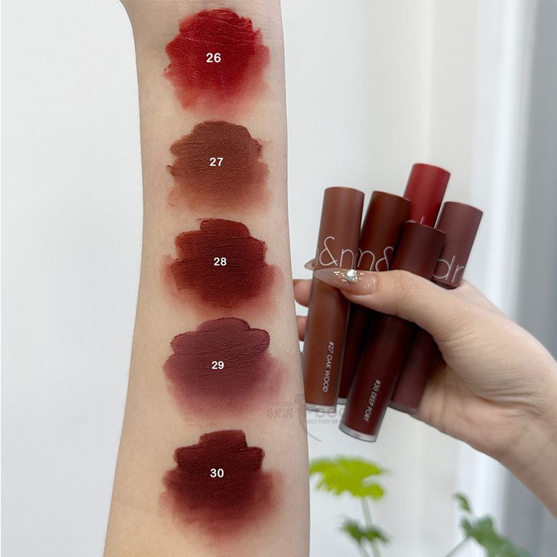 [MÀU 1-30] Son Kem Lì Cực Nhẹ Môi Romand Zero Velvet Tint 5.5g