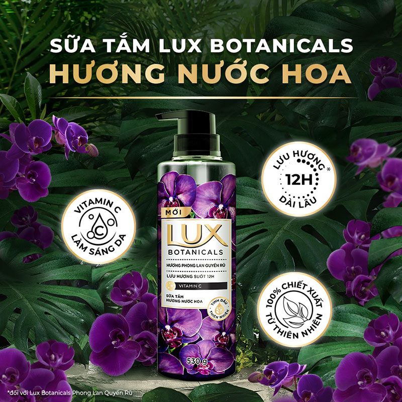 Sữa Tắm Nước Hoa Sáng Mịn Da LUX Botanicals