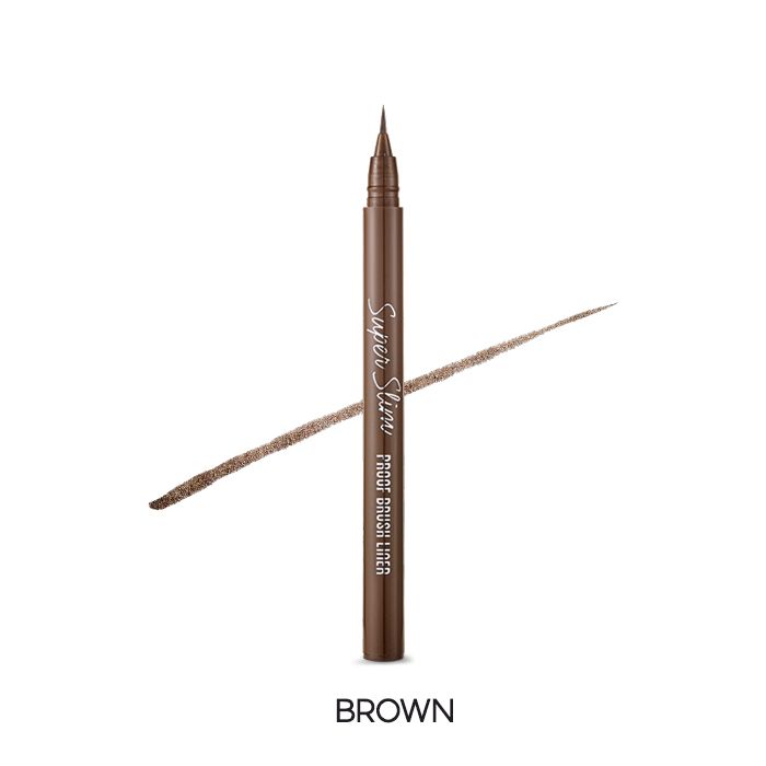 Bút Kẻ Mắt Nước Hàn Quốc Siêu Mảnh Etude Super Slim Proof Brush Liner 0.7g (hàng sắp về)