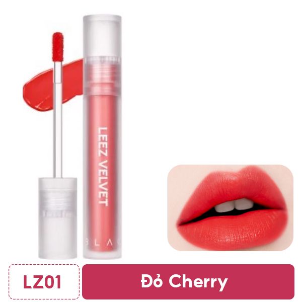 Son Kem Lì Mịn Mượt Nhẹ Môi Black Rouge Leez Velvet Tint 4ml