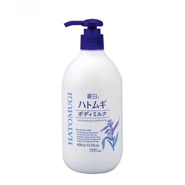 Sữa Dưỡng Thể Hatomugi Dưỡng Sáng Da Nhật Bản Moisturizing & Conditioning The Body Milk 400ml