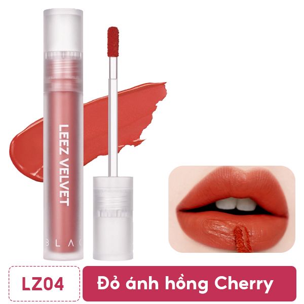 Son Kem Lì Mịn Mượt Nhẹ Môi Black Rouge Leez Velvet Tint 4ml