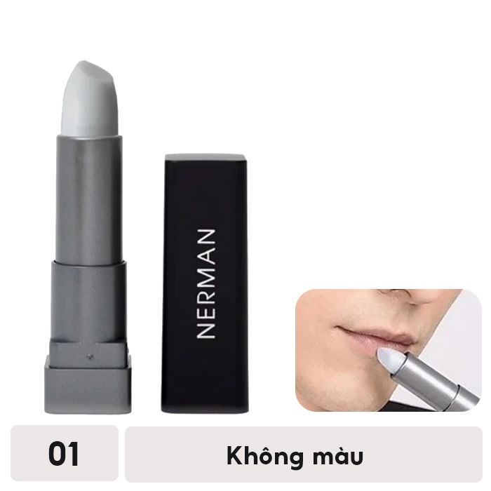 Son Dưỡng Môi Dành Cho Nam Giới Giúp Dưỡng Ẩm Và Ngừa Thâm Nerman Men's Lip Balm 4g