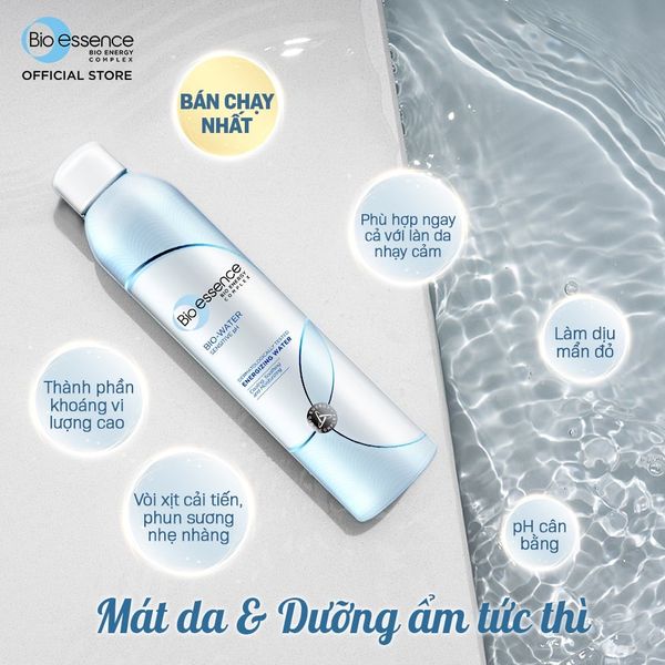 Xịt Khoáng Bio-essence Dưỡng Da Ẩm Mịn Bio-Water Energizing Water