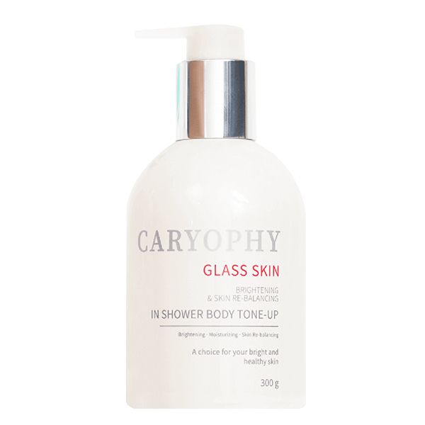 [300g] Kem Dưỡng Hỗ Trợ Làm Sáng Da, Nâng Tông Da Caryophy Glass Skin In Shower Body Tone-Up Cream