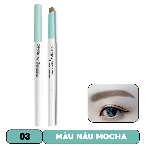 [Màu 1-5] Chì Kẻ Mày Dearmay Sketch Eyebrow Pencil 0.3g