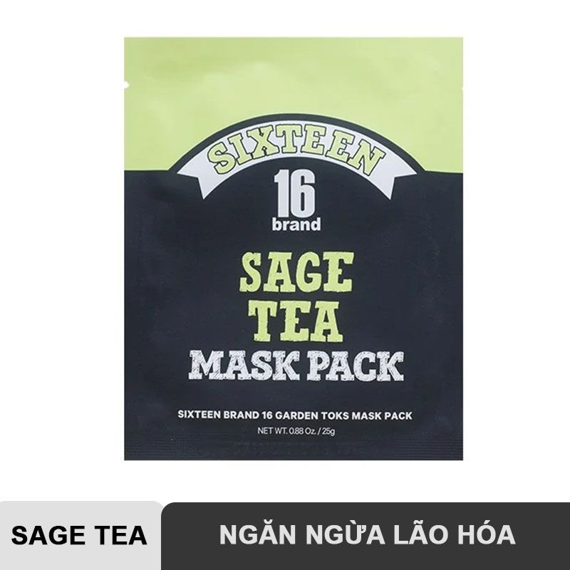 Mặt Nạ Miếng Cải Thiện Và Phục Hồi Da 16Brand Toks Mask Pack #MANGO & GRAPEFRUIT