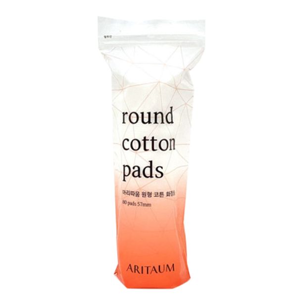 Bông Tẩy Trang Hình Tròn Aritaum Round Cotton Pads - 80 miếng