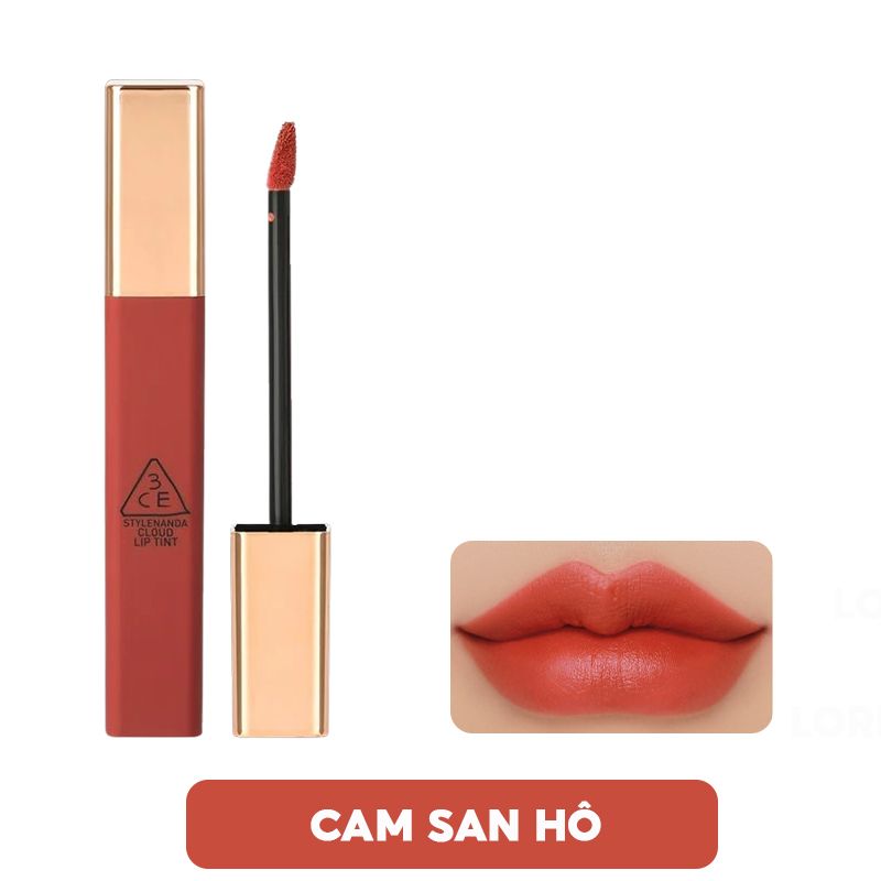 Son Kem Siêu Lì, Mịn Môi 3CE Cloud Lip Tint 4g