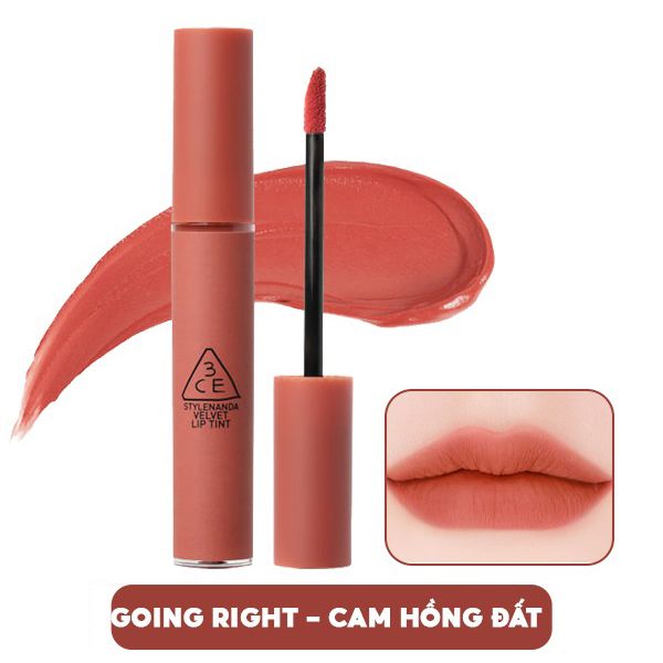 Son Kem Lì, Lên Màu Chuẩn 3CE Velvet Lip Tint 4g