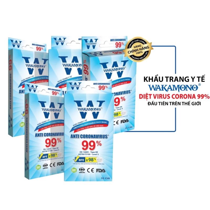 Khẩu Trang Y Tế Người Lớn Wakamono