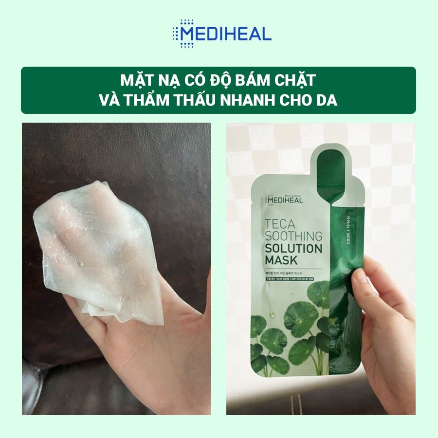 Mặt Nạ Dưỡng Ẩm, Phục Hồi Chuyên Sâu Mediheal Solution Mask