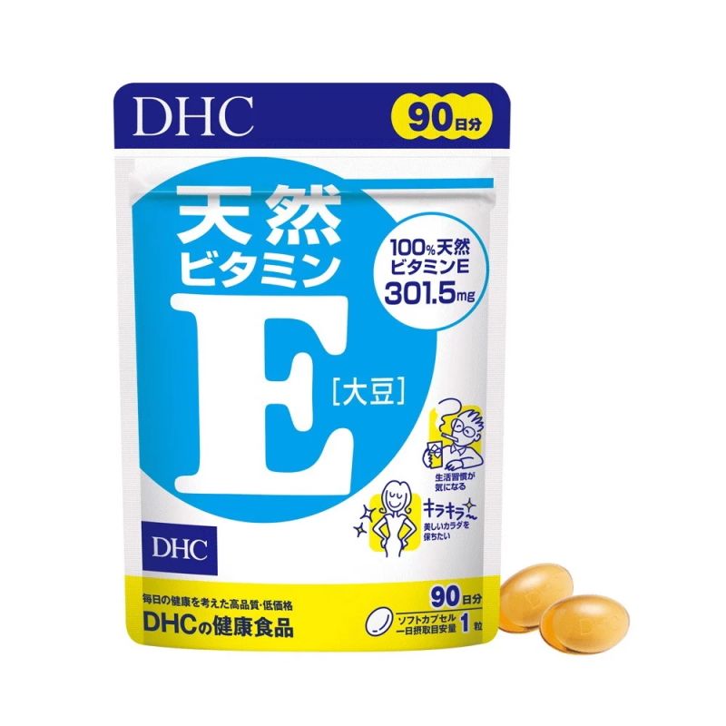 [GÓI 30 VIÊN/30 NGÀY] Viên Uống Bổ Sung Vitamin E DHC Natural Vitamin E