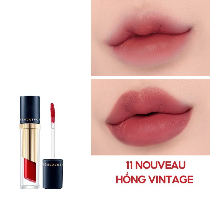 Son Kem Hàn Quốc Siêu Lì, Mịn Mượt, Lên Màu Chuẩn Forencos Tattoo Clair Velvet Tint 4g #16 RULER