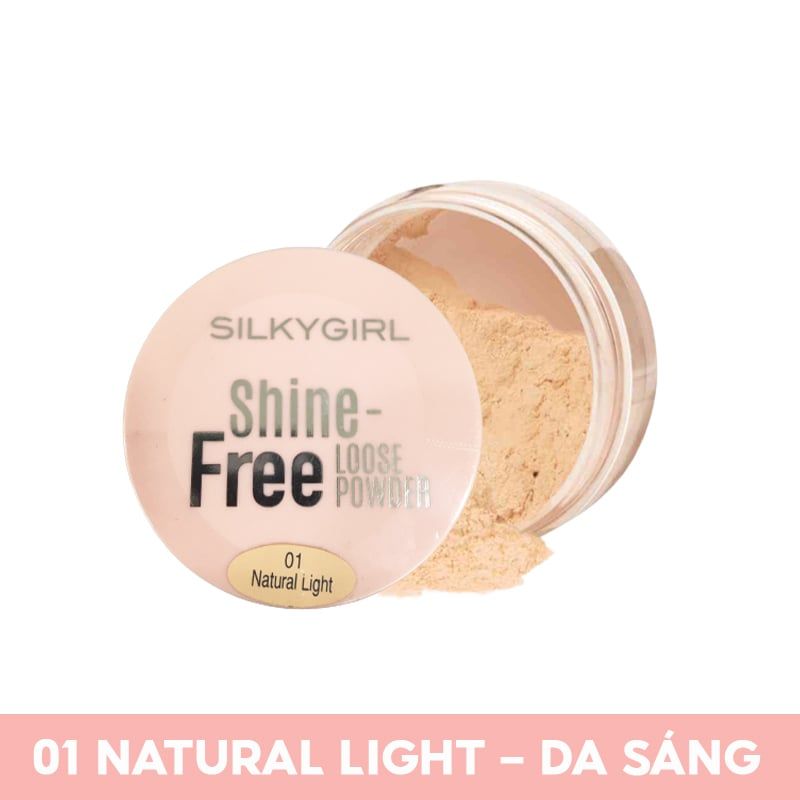 Phấn Phủ Dạng Bột Kiềm Dầu Silkygirl Shine-Free Loose Powder 8g