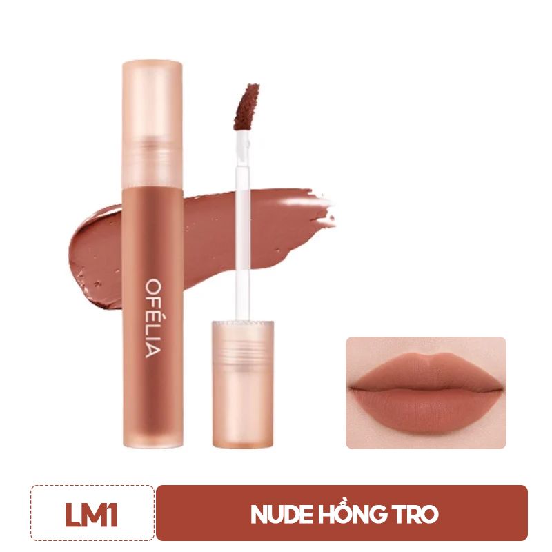 Son Kem Lì, Mịn Môi, Lâu Trôi OFÉLIA Uncovered Lip Mousse 4.3g