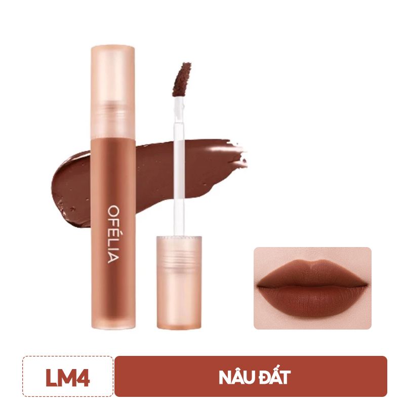 Son Kem Lì, Mịn Môi, Lâu Trôi OFÉLIA Uncovered Lip Mousse 4.3g