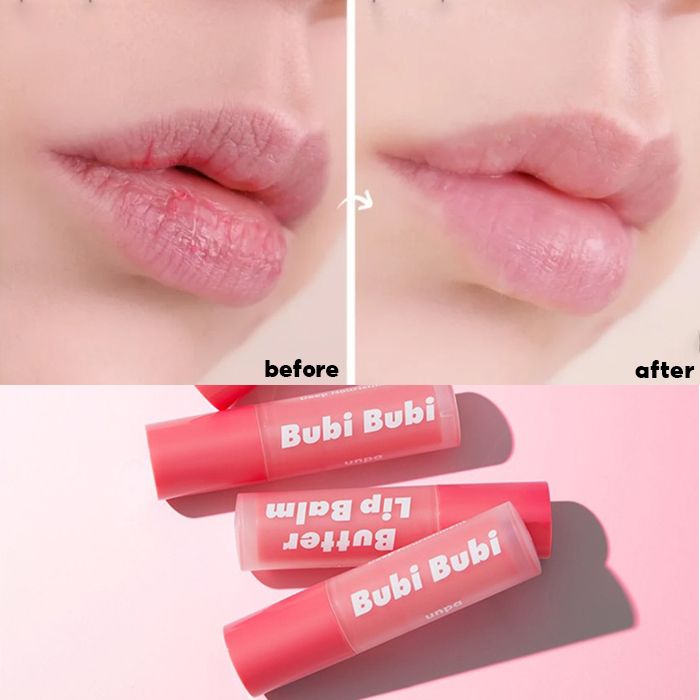 Son Dưỡng Môi Dưỡng Ẩm Cho Môi Mềm Mại Unpa Bubi Bubi Butter Lip Balm 3.8g