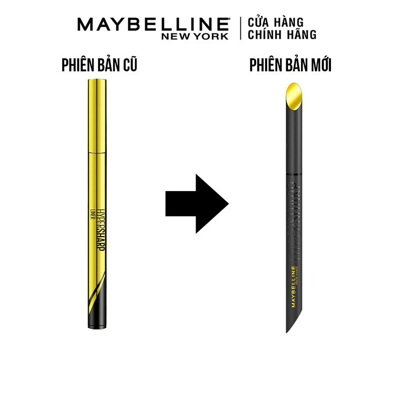 Bút Kẻ Mắt Nước Siêu Sắc Mảnh, Không Lem Trôi Maybelline New York Hyper Sharp Liner Extreme 0.4g