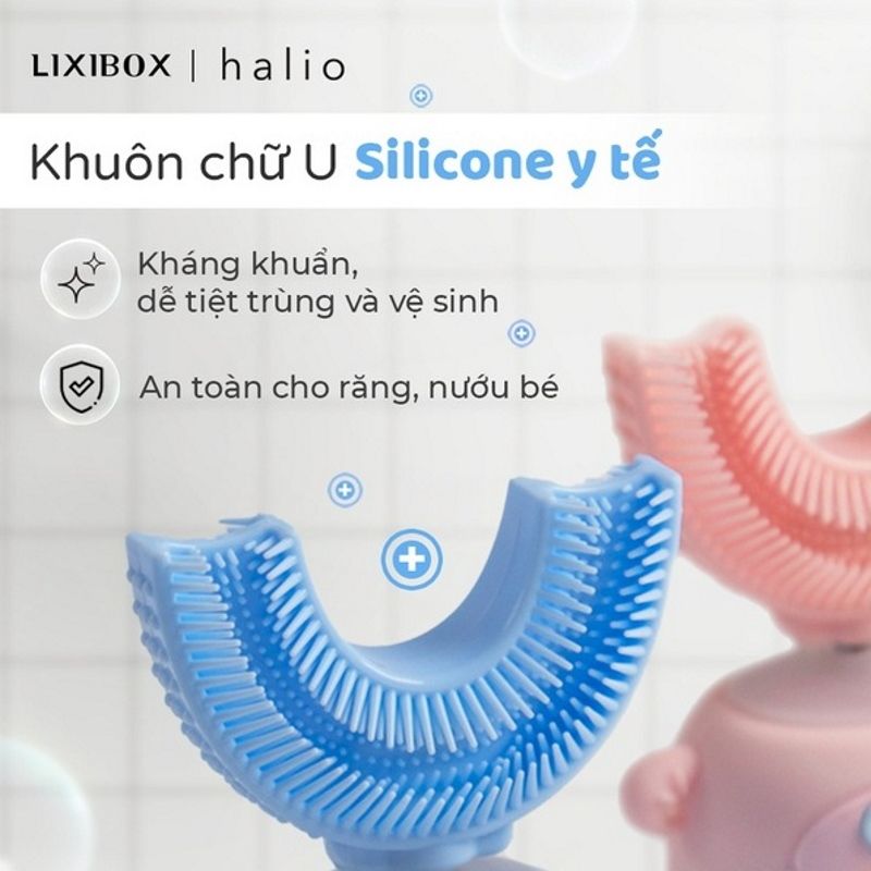 Bàn Chải Đánh Răng Điện Dành Cho Trẻ Em Halio Smart Sonic Electric Toothbrush Kids