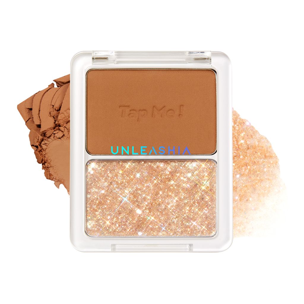 Bảng Phấn Mắt 2 Màu Ánh Nhũ Lung Linh Unleashia Tap Me Palette Duo 8.4g - Màu N2 Groovy