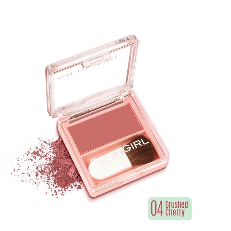 Phấn Má Hồng Dạng Nén Kèm Cọ Xinh Xắn SilkyGirl Blush Hour 3g