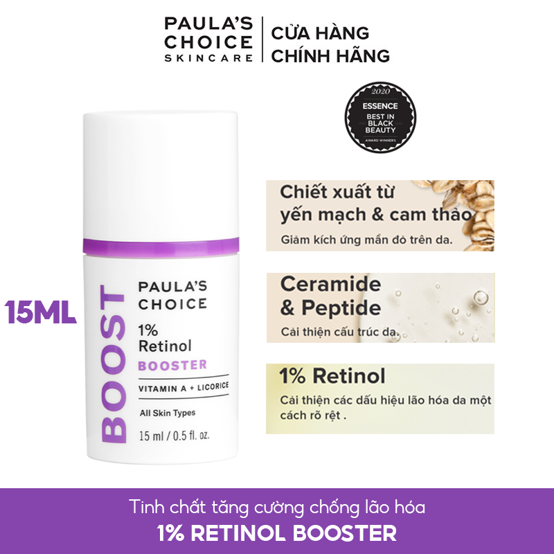 Tinh Chất Dưỡng Da Ngăn Ngừa Lão Hóa Paula's Choice 1% Retinol Booster 15ml