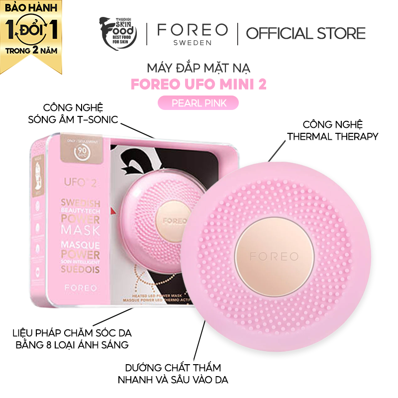 Máy Đắp Mặt Nạ Foreo UFO Mini 2 Pearl Pink