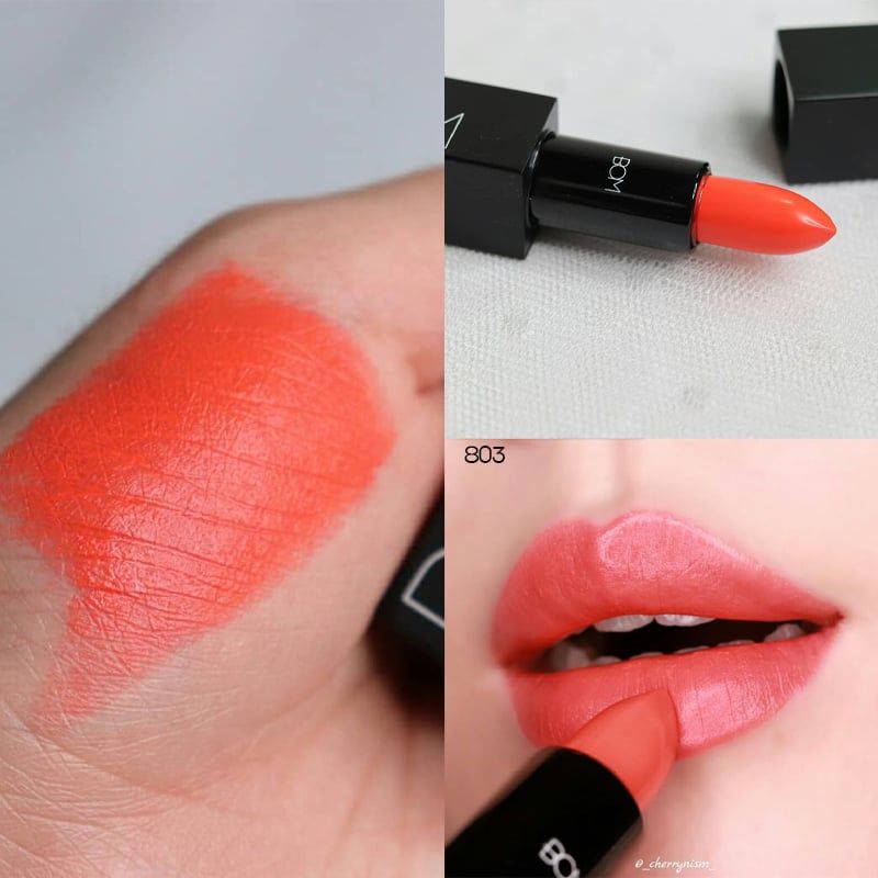 Son Thỏi Lì Giàu Dưỡng, Bền Màu Lâu Trôi B.O.M My Lipstick 3.5g