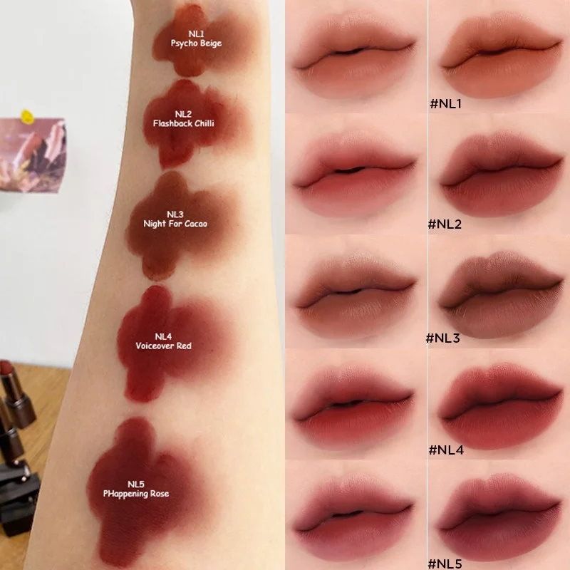 Son Thỏi Lì, Lên Màu Chuẩn, Mịn Mượt Nhẹ Môi Merzy Noir In The Lipstick 3.3g