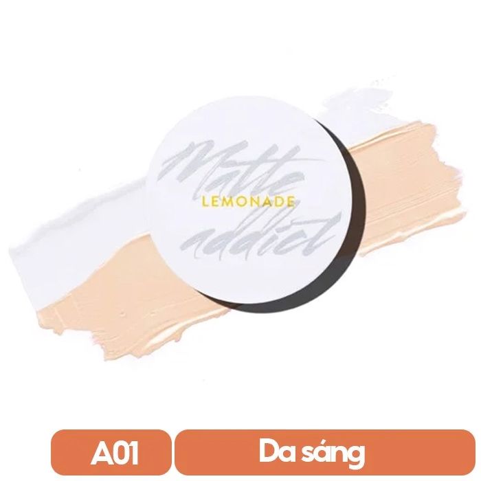 Phấn Nước Trang Điểm Cho Lớp Nền Mỏng Nhẹ, Lâu Trôi Lemonade Matte Addict Cushion 15g SPF50+/PA+++