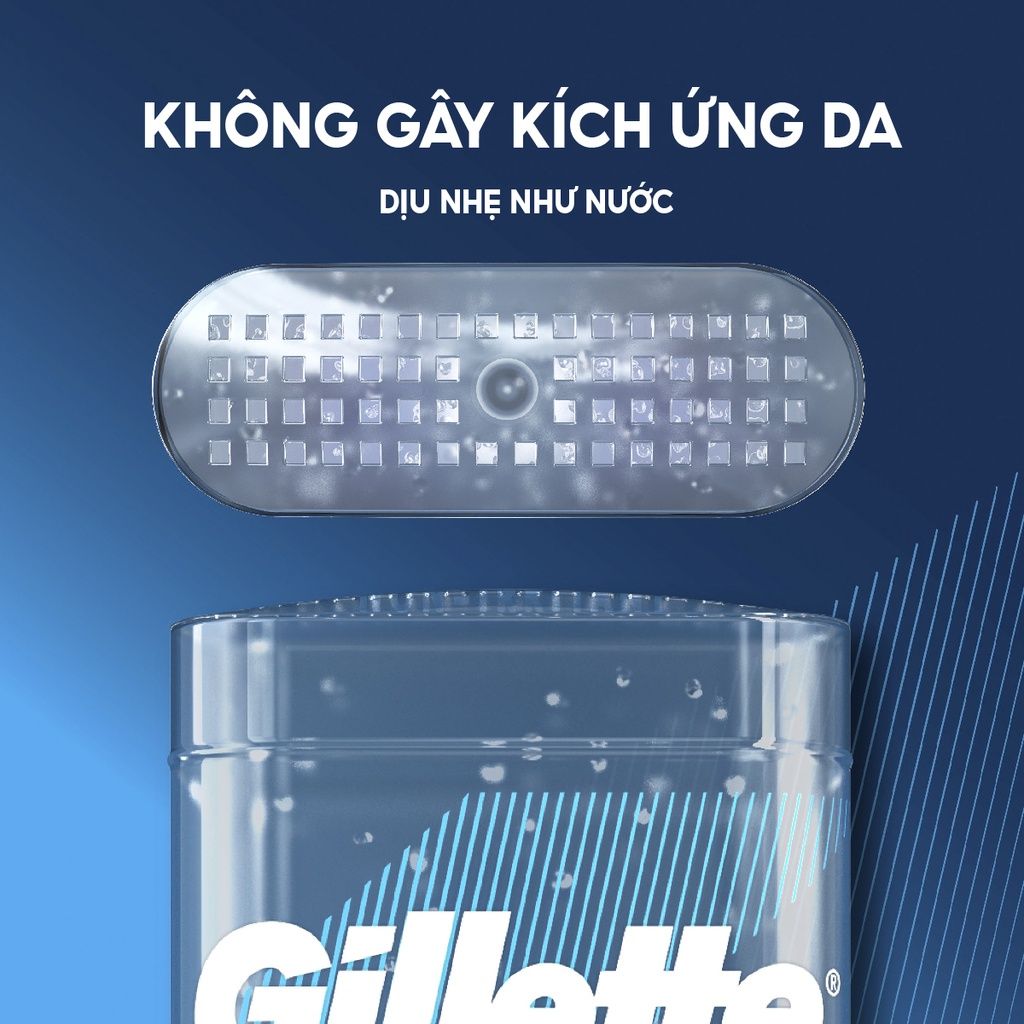 Lăn Khử Mùi Hỗ Trợ Giảm Tiết Mồ Hôi Dạng Gel Gillette Clear + Dri-Tech Anti-Perspirant 107g (Che tên sản phẩm khi giao hàng)