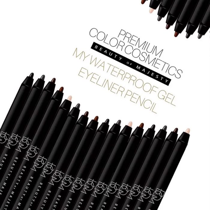 Chì Kẻ Mắt Dạng Gel Rõ Nét, Lâu Trôi B.O.M My Waterproof Gel Eyeliner 0.7g - Màu 702 Real Brown (date 11/2024)