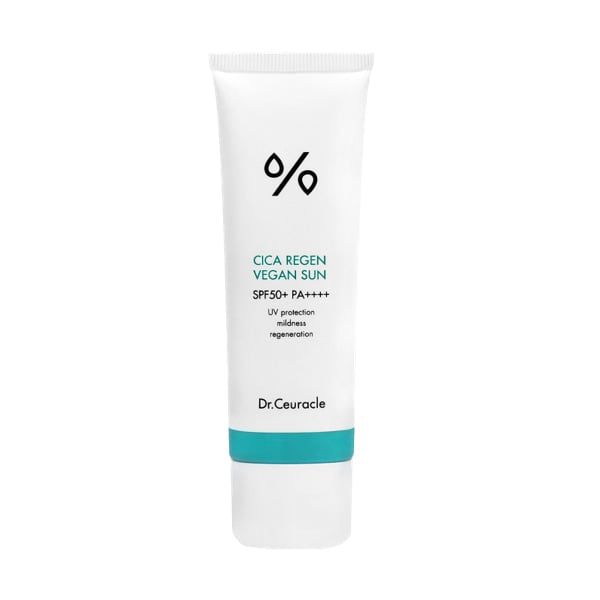 Kem Chống Nắng Làm Dịu Da, Ngăn Ngừa Khói Bụi, Dành Cho Da Nhạy Cảm Dr.Ceuracle Cica Regen Vegan Sun SPF50+/PA++++ 50ml