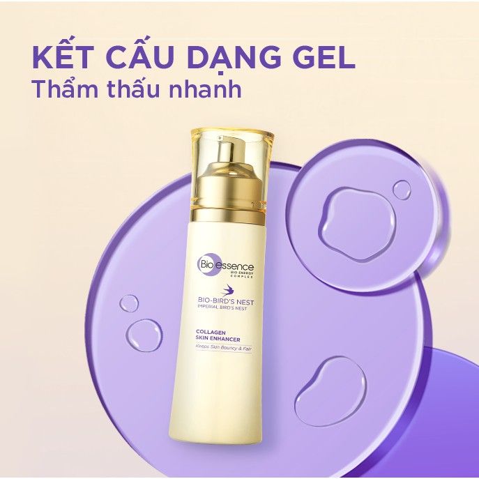 Nước Hoa Hồng Tinh Chất Tổ Yến Bio-essence Bio-Bird's Nest Collagen Skin Enhancer 100ml