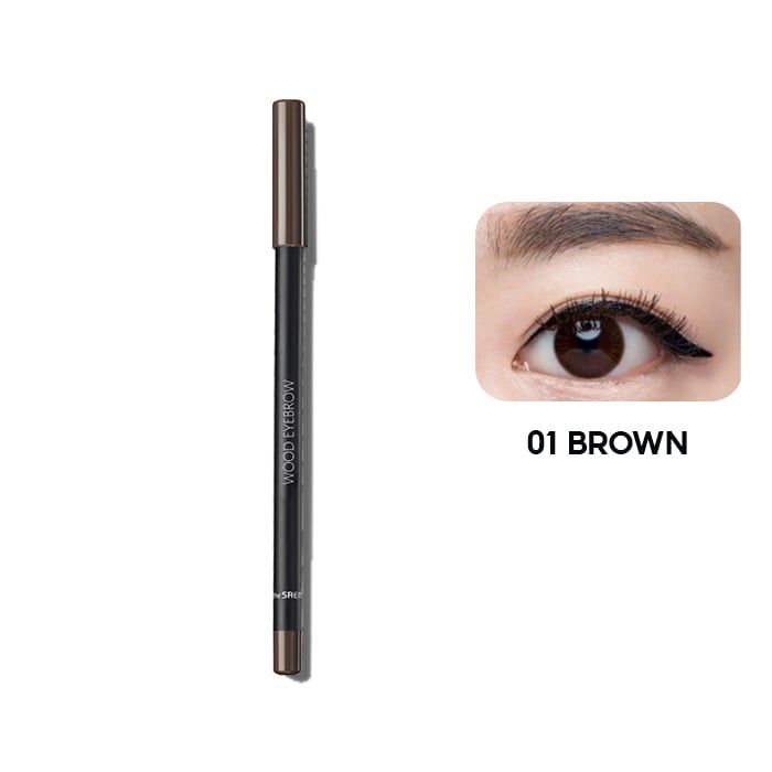 Bút Chì Kẻ Lông Mày The Saem Saemmul Wood Eyebrow (Đầu Nhọn) 1.8g