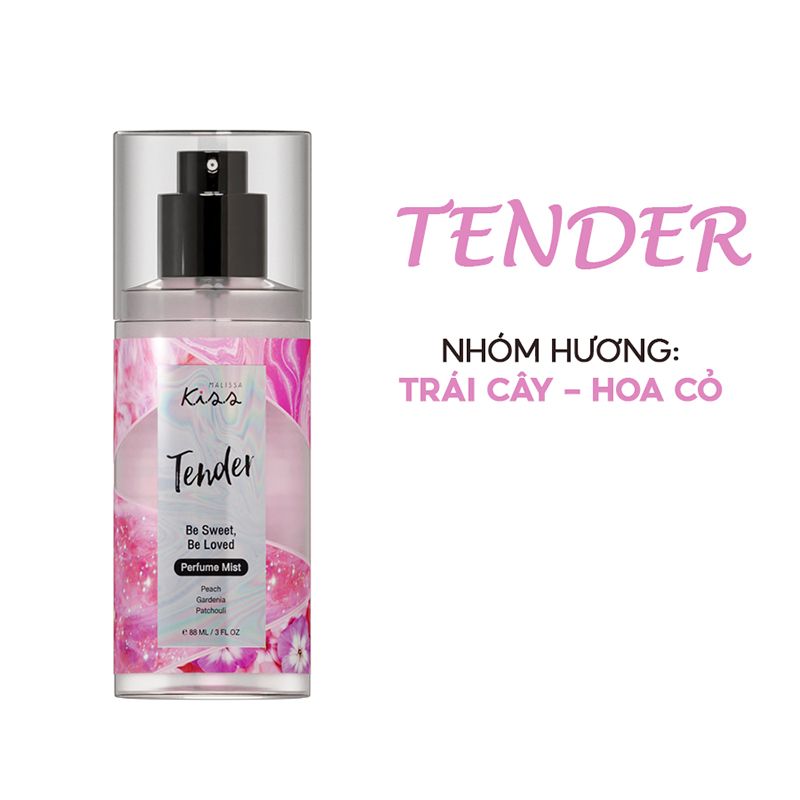 Xịt Thơm Toàn Thân Hương Nước Hoa Kiss My Body Perfume Mist 88ml