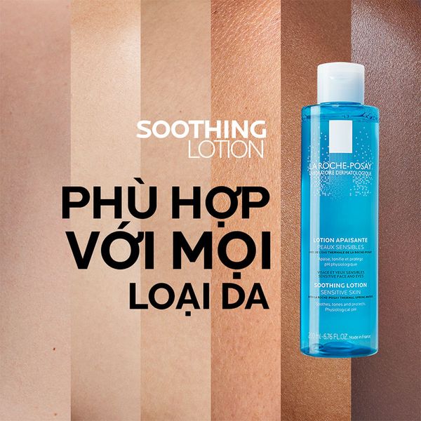 Nước Hoa Hồng La Roche-Posay Giúp Cân Bằng Da Giàu Khoáng Chất Soothing Lotion Sensitive Skin 200ml