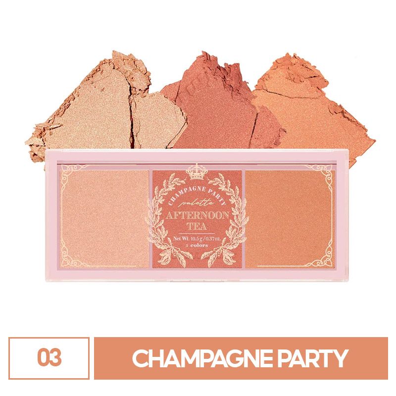 Phấn Má Hồng Đa Năng 3 Ô Màu I'm I'm Afternoon Tea Blusher Palette