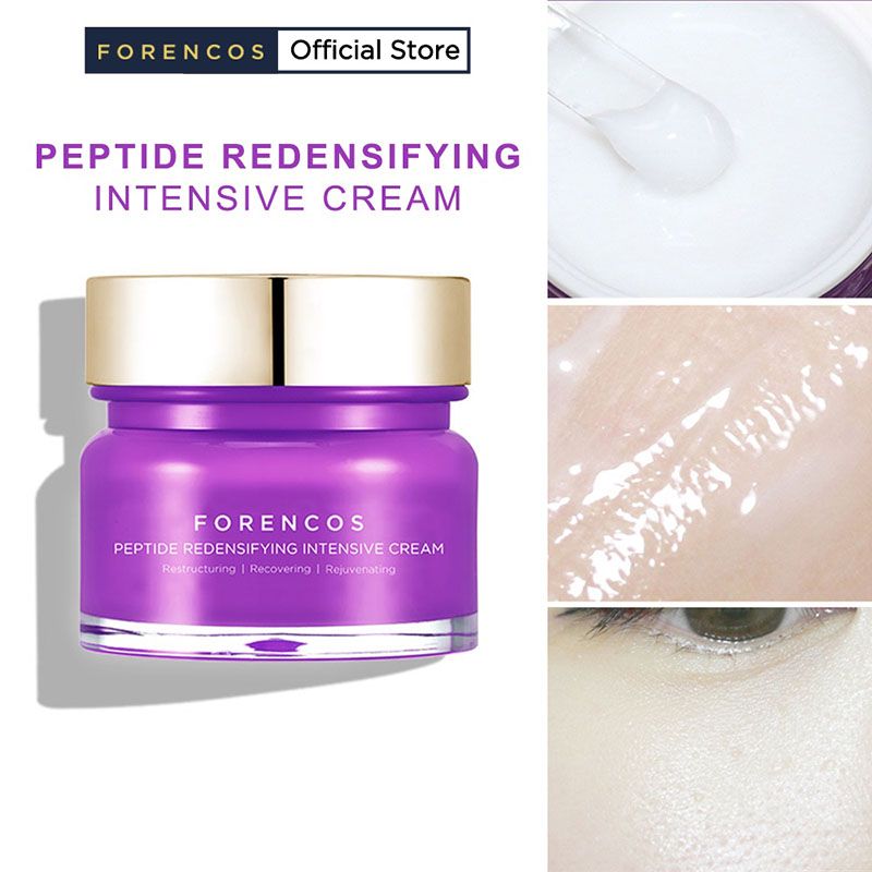 Kem Dưỡng Hỗ Trợ Trắng Da Ban Đêm Forencos Peptide Redensifying Intensive Cream