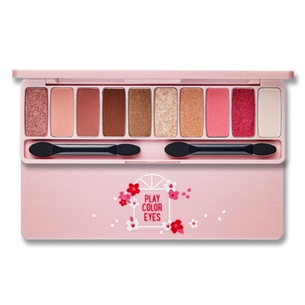 Bảng Phấn Mắt 10 Màu Etude Play Color Eyes - Cherry Blossom