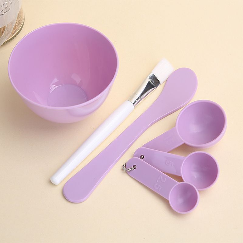 [NHẬP KHẨU][Set 6 Món] Bộ Dụng Cụ Trộn Đắp Mặt Nạ Bằng Nhựa Cao Cấp LMLTOP Mask Bowl 9064