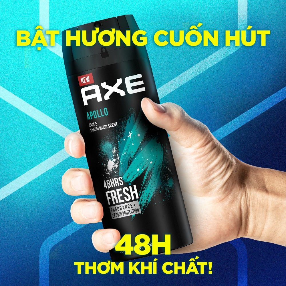 Xịt Khử Mùi Toàn Thân Cho Nam AXE Deodorant Bodyspray 135ml